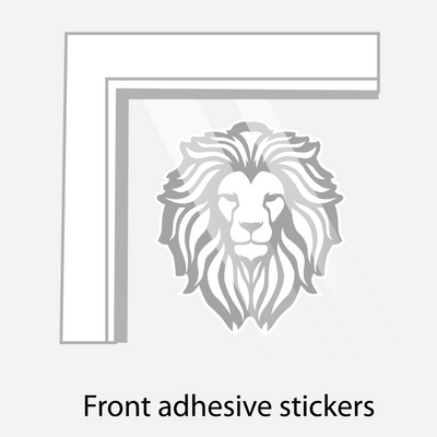 Sticker Clout- Front Adhesive Stickers