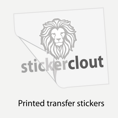 Sticker Clout- Printed Transfer Sticker