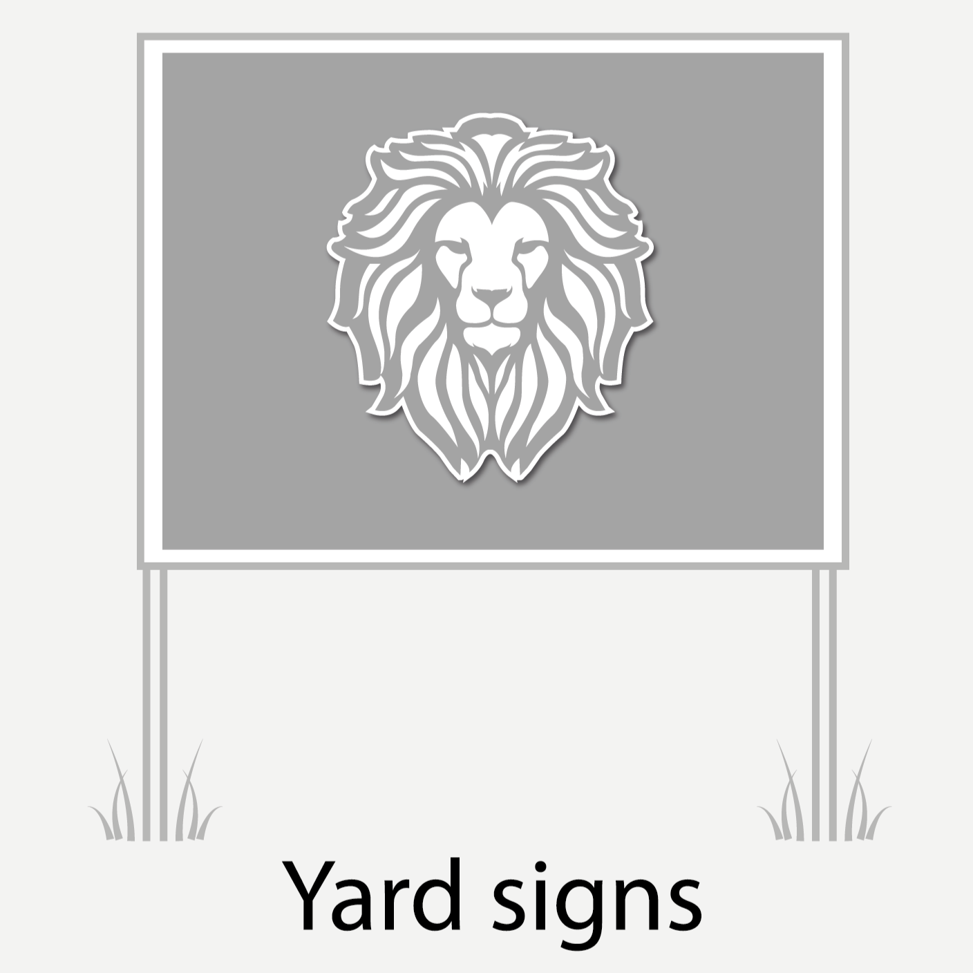 Sticker Clout- Yard Signs