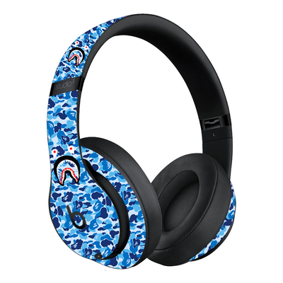 BEATS STUDIO3 WIRELESS SKIN - Blue Bape Camo