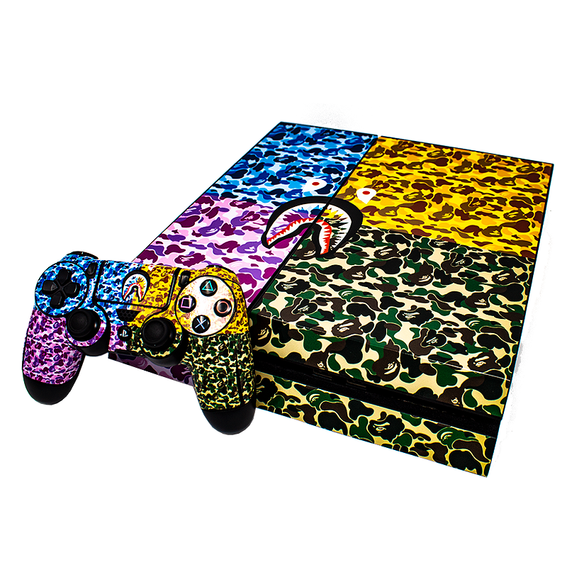 SONY PS4 CONSOLE SKIN - Bape Camo