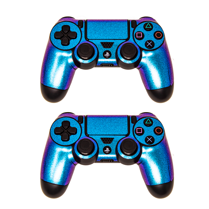 SONY PS4 CONSOLE SKIN - Blue Glitter