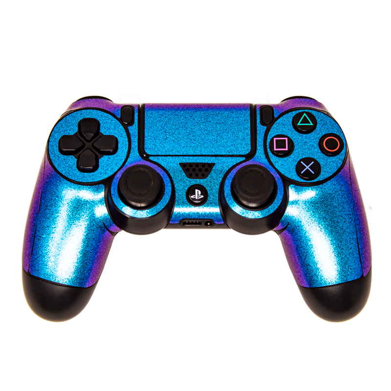 SONY PS4 CONSOLE SKIN - Blue Glitter